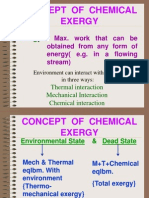 Concept of Chemical Exergy
