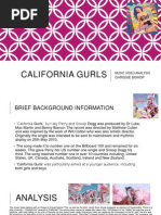 California Gurls Analysis