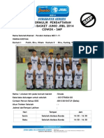 Formulir Jpendaftaran Basket Cowok Junio JRBL 2014