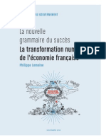 La Transformation Numérique de L'économie Française. Rapport Lemoine