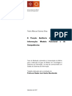 A Função Auditoria de Sistemas de Informacao Modelos Funcional e de Competencias