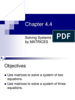 Chapter 4 4 - Matrices