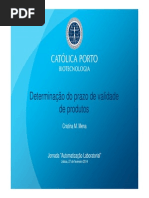 Determinação Prazos Validade de Produtos