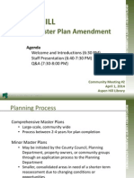 Aspen Hill: Minor Master Plan Amendment