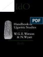 Handbook of Ugaritic Studies