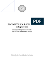 Monetary Law Act