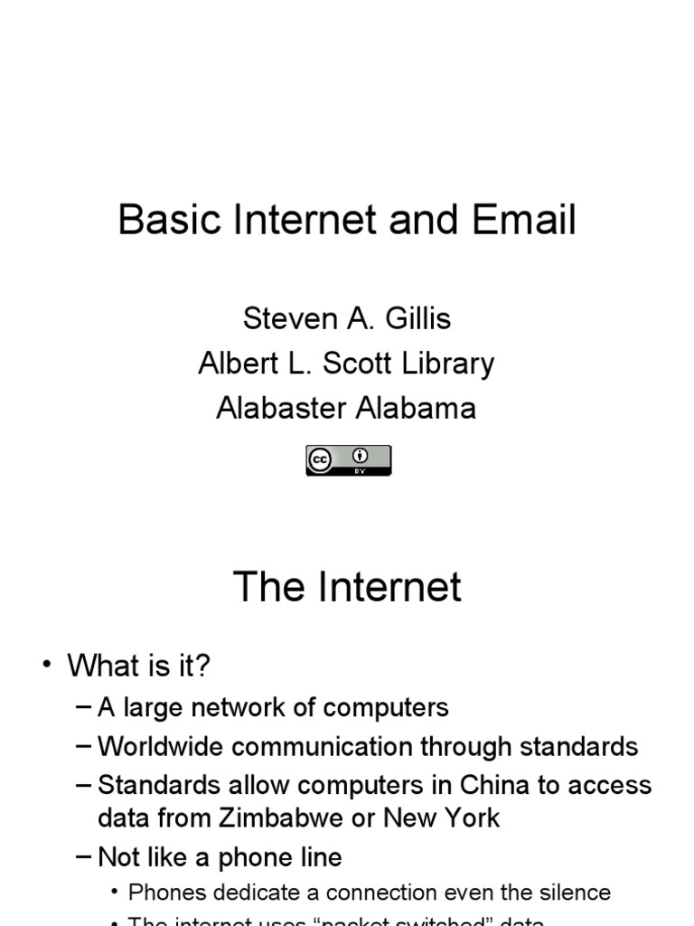 Internet and Email Basics Guide | PDF | Modem | Web Search Engine