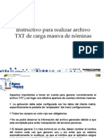 Instructivo para Generar Archivos de Carga Masiva de EMPLEADOS