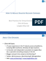How To Reduce Disaster Recovery Expenses