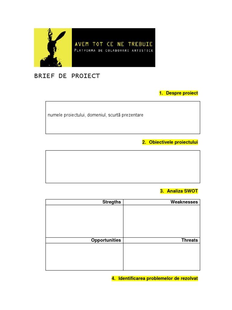 Brief de Proiect | PDF