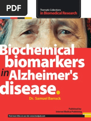 Biochemical Biomarkers In Alzheimer S Disease Biomarker