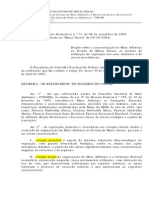 DN 73 de 2004 - Caracterização Da Mata Atlantica, Normas de Utilização