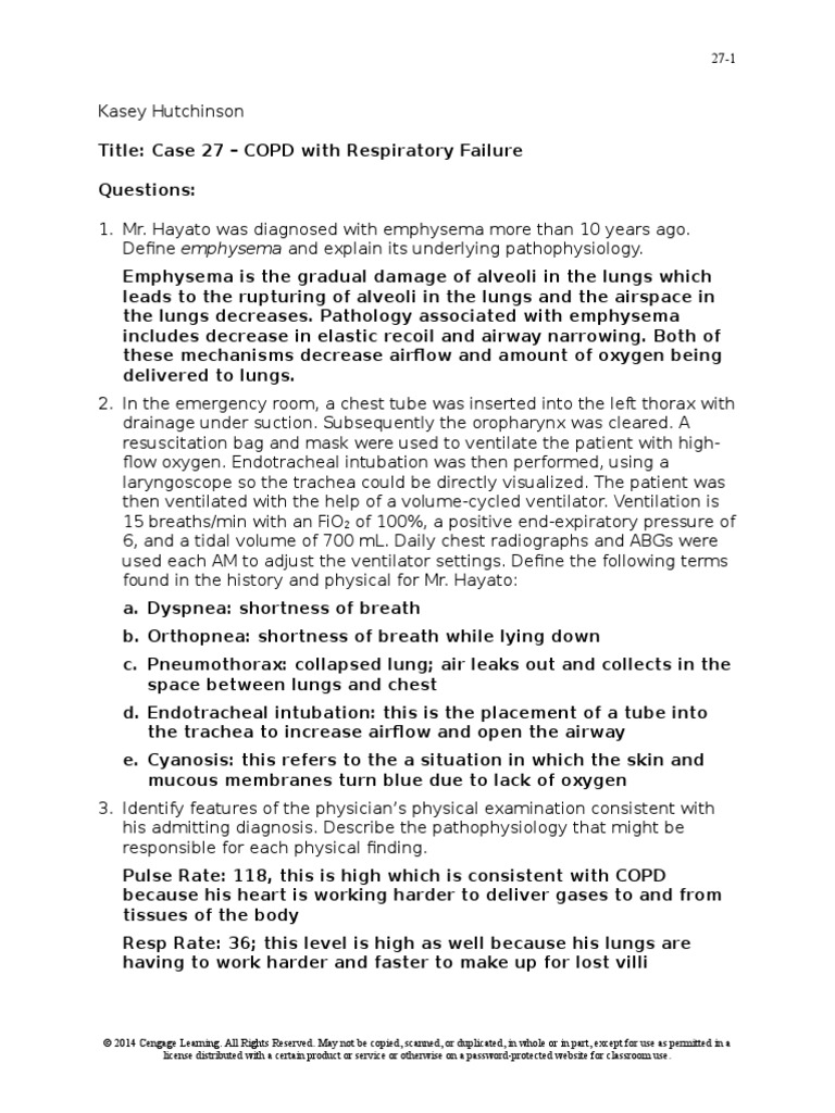 conclusion for copd case study