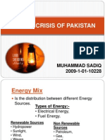 Energy Crisis of Pakistan Presentation