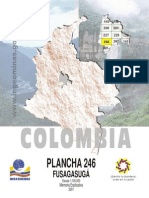 Geología de La Plancha 246 Fusagasugá