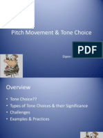 ITA - Pitch Movement & Tone CHoice