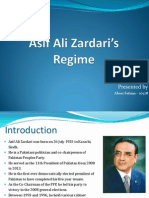 -Asif Ali Zardari - Regime