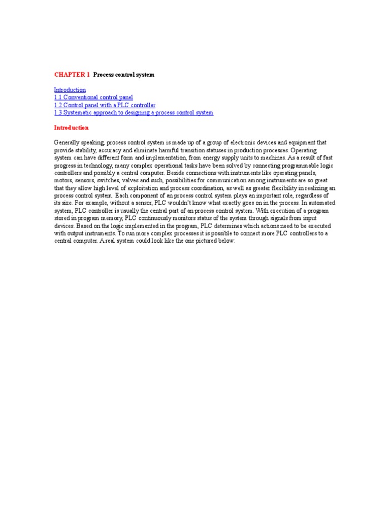 Chapter 1 | PDF | Programmable Logic Controller | Computer Program