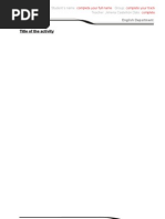 Download Template for students written activities by jcastel SN2469018 doc pdf