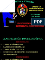 8va. Sem 2 Sesión Clasificación Dextrodéltica y Sinistrodéltica