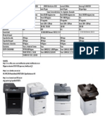 Comparativa Impresoras-brother, Xerox, Lexmark