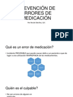 Prevención de Errores de Medicación