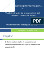 Administracion Del Procuramiento Del Proyecto y Cierre Del Mismo