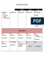 project calendar