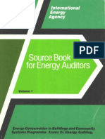 Source Book For Energy Auditors