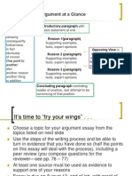 Argument at A Glance: Introductory Paragraph With