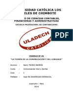Cuestionario de Autoevaluación - Comunicación - Uladech - Btb