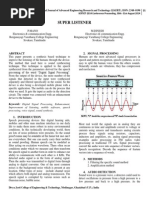 Super Listener: 2. Signal Processing