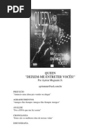 Queen - Deixem-me Entreter Vocês - Por Ayrton Mugnaini Jr.