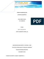 Trabajo Colaborativo Dos Estadistica Descriptiva: Enny Tatiana Sanchez