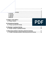 Preslikavanja, Pojam I Vrste Matrica, Periodičnost Funkcije, Rastenje I Opadanje Funkcije, Rešavanje Problema Slobodnog Ekstrema Funkcije