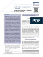 Gastroschisis: A Multi-Centre Comparison of Management and Outcome