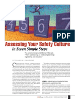 Assessing Your Safety Culture in Seven Simple Steps