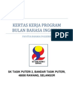 Kertas Kerja Bulan Bahasa Inggeris