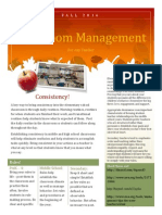 Classroom Management Newsletter-2