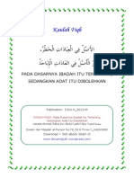 Kaidah Fikih - Asal Ibadah Terlarang PDF