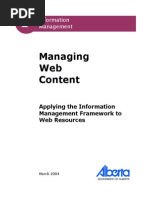 Managing Web Content Guide
