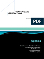 Adbms: Concepts and Architectures: Unit I