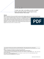 Relationship Between Body Mass Index and Asthma Severity in Adults