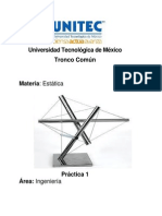 Práctica 1 Equilibrio de Fuerzas