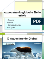 Trabalho de Quimica Sobre Aquecimento Global e Efeito Estufa