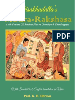 Mudra Rakshasa Sanskrit Play on Chanakya With English Translation