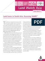 Issue Brief 1: Land Issues in South Asia: Assessing SAAR