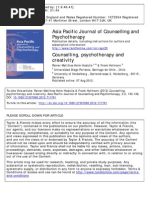 Counselling, Psychotherapy and Creativity