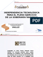 Independencia Tecnologica y Soberania Nacional