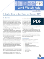 Issue Brief 5: A Scoping Study On Land Issues and Japanese ODA